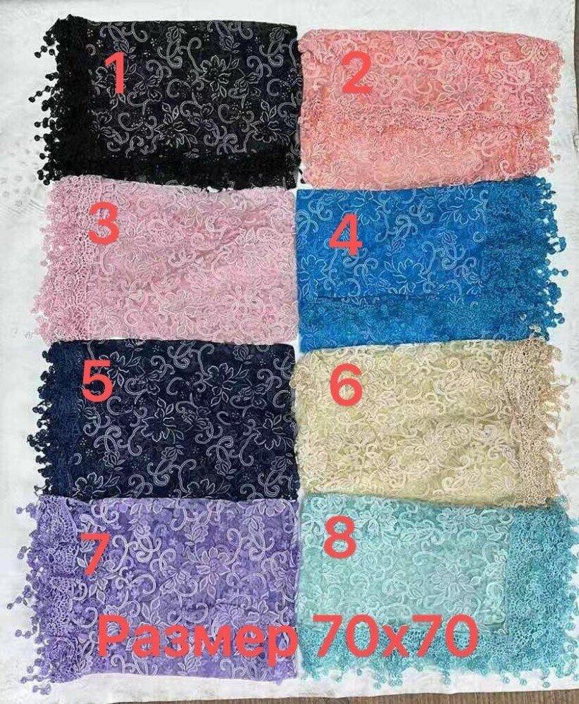 Хустка ажурна Церковна, весільний гіпюр, фото 1