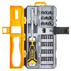 Набір біт і викрутка INGCO HKSDB0338