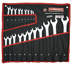 Набір ключів комбінованих Haisser 48481 COLD STAMPED CRV (20 од. SATINE)