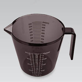 Мірна склянка 1 л з ручкою Maestro MR-1740-1000 - MegaLavka