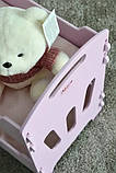 Ліжечко для ляльок двоповерхове Мася 8002, рожеве, фото 8