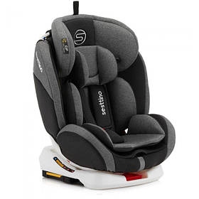 Автокрісло дитяче Sesttino Oktagon (група 0+/1/2/3, 0-36 кг, поворот 360, ISOFIX) Melange gray