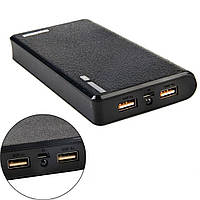 Корпус зарядний Power Bank, Battery Case для 6 акумуляторів  Чорний
