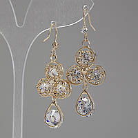 [ 5,5 см ] Сережки застібка -петля купити біжутерію дешево оптом в інтернеті