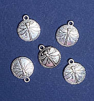 Фурнітура підвіска Стрекоза 15х18мм фасування 20грам + -8шт. купити біжутерію дешево оптом в інтернеті