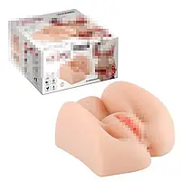 Мастурбатор напівторс для чоловіків Versatile Realistic Vagina and Ass Masturbator Alana, Телесный