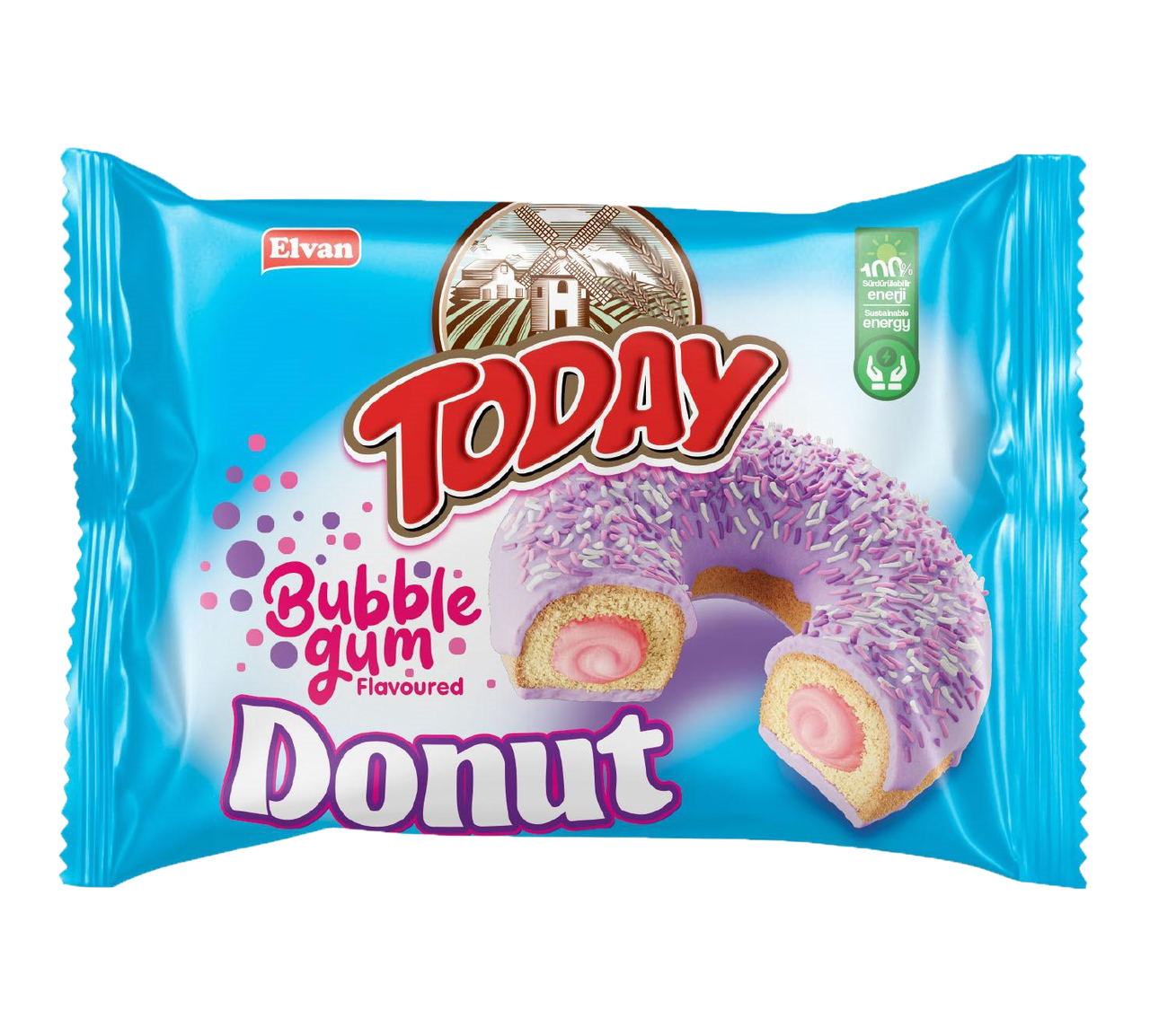 Пончик TODAY BUBLEGUM 50г*24шт ТМ Elvan