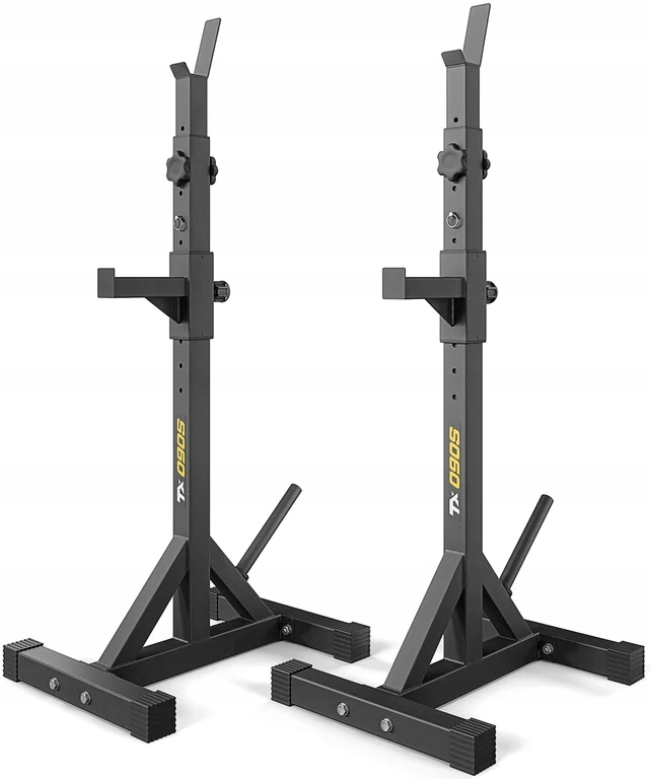 Стійки для штанги Trex Sport TX-090S 53.5х40 см 2 шт Підставка для штанги Мобільна стійка для штанги, фото 1