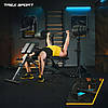 Стійки для штанги Trex Sport TX-090S 53.5х40 см 2 шт Підставка для штанги Мобільна стійка для штанги, фото 3