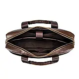 Чоловічий діловий портфель із натуральної шкіри, фото 5