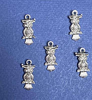 Фурнітура Підвіска Сова на гілці 2 см, фас. 20гр. + -12шт купити біжутерію гуртом