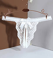 Трусики з відкритим доступом Milena (р. М/L/XL, білий)