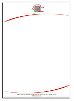 Дизайн фирменного бланка. Печать бланка цифровая полноцветная на мелованной матовой бумаге