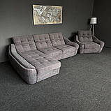 Новий комплект диван та крісло, фото 4