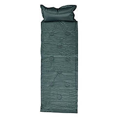 Матрац у намет надувний 175х60х2 см матрац похідний туристичний з підголівником Зелений SJ-0028-1GR