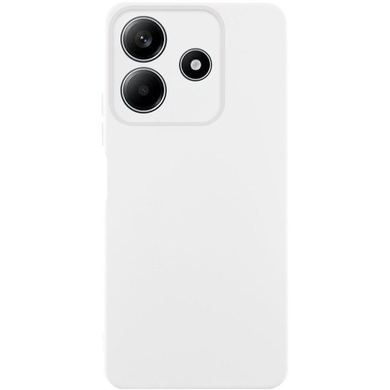 Чохол Silicone Cover Lakshmi Full Camera (AA) для Xiaomi Redmi Note 14 5G | Мікрофібра Білий / White