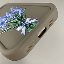 Чохол для Apple iPhone 11 Pro чохол з високими бортами з принтом лаванди на айфон 11 про коричневий q06u, фото 4