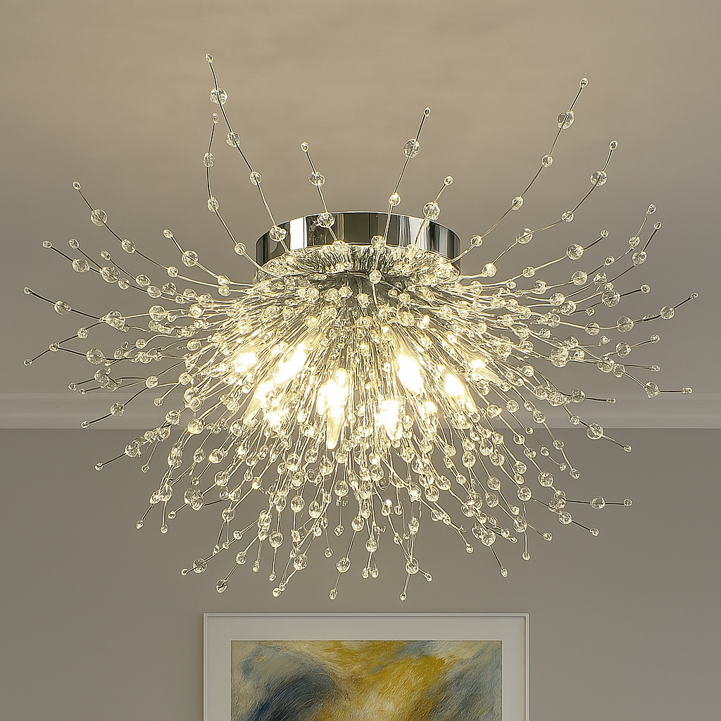 Люстра Бризки шампанського Artlight цоколь G9 ламп 6 шт колір Хром 8556/6CH