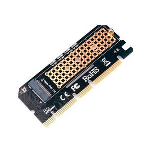 Адаптер PCI-e X16 x8 x4 to M.2 NVMe 2230-2280, TRY чорний
