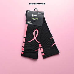 Високі рожеві шкарпетки Nike Elite DriFit NBA Kay Yow Give спортивні баскетбольні