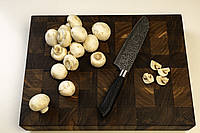 Кухонна торцева обробна дошка з Горіха PAV-Wood 30х40х4,5 см класика