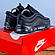Чоловічі Кросівки Nike Air Max 97 повністю чорні, фото 6