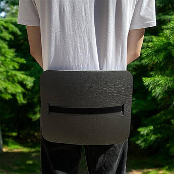 Сидіння з клямкою НХ 340*290*20мм Сірий