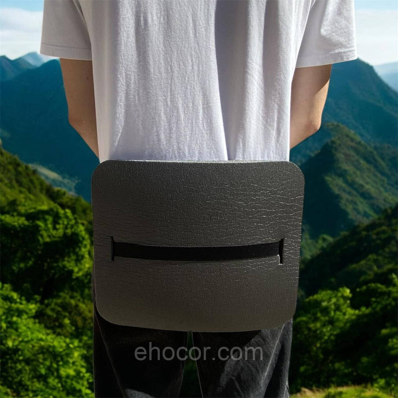 Сидіння туристичне з засувкою 340*290*15мм НХ, фото 1