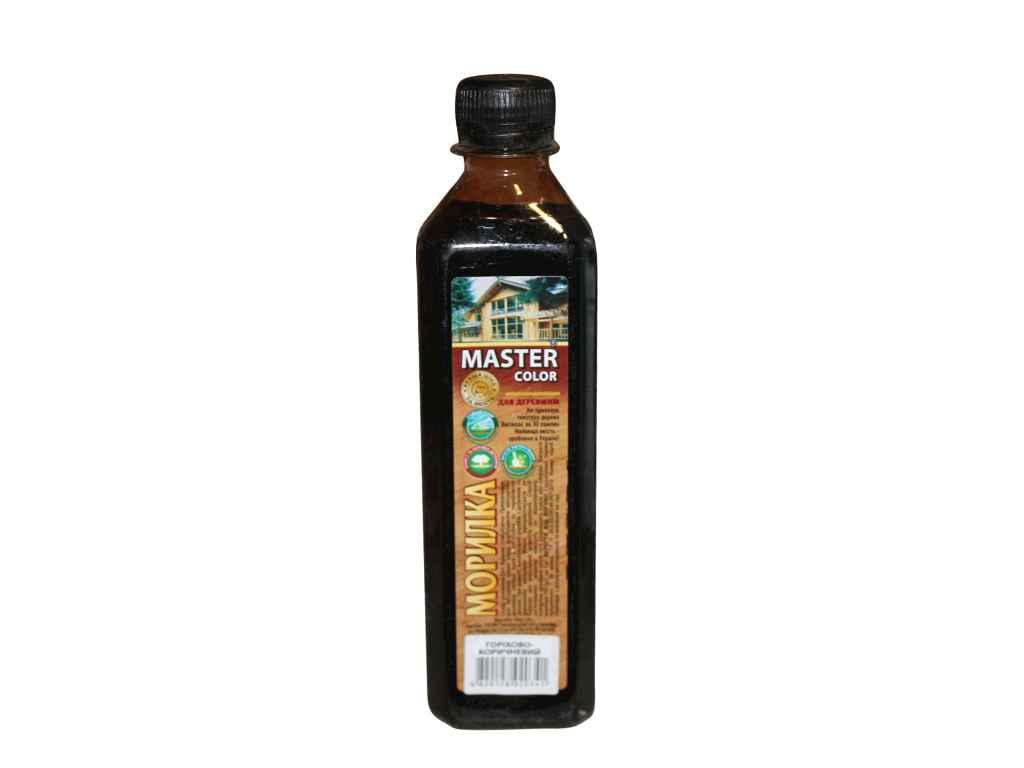 Морилка спиртова 0,4л (330г) Горіх коричневий ТМ МASTER COLOR, фото 1