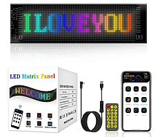 Панель світлодіодна гнучка LED Matrix Panel 9940 APP Wi-Fi RGB 9940