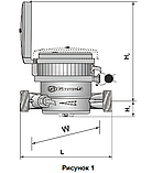Лічильник тепла Gross WMZ-UA DN15 110мм 1,5м³/год H50/V25 M-Bus SH-S (на подачу) + згони, кран, фільтр, трійник, фото 2