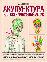 Книга "Акупунктура. Ілюстрований атлас" Володимир Васічкін (збільшений формат)