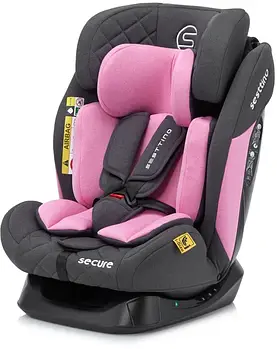 Автокрісло дитяче Sesttino Secure Pro (група 0+/1/2/3, 0-36 кг, i-Size) Pink