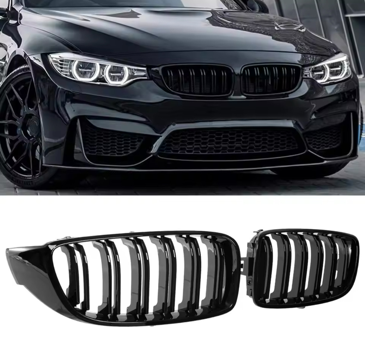 Решітки радіатора BMW F32 F33 F36 M Performance глянець ніздрі