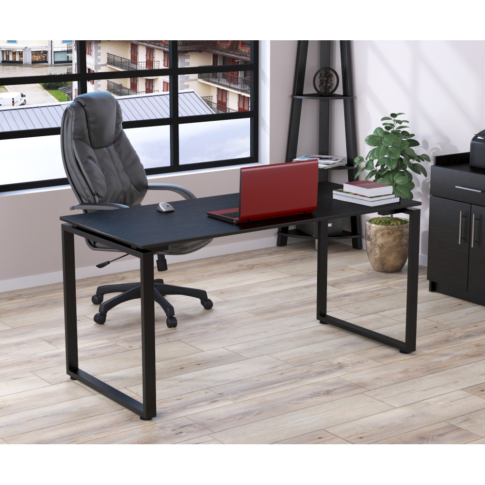 Письмовий стіл Loft design Q-160 Венге Луїзіана, стільниця 18мм