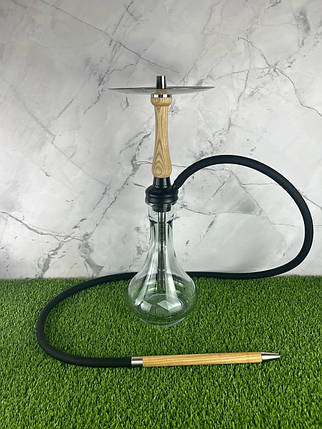 Кальян 2x2 Hookah Medium - Original (колір дерева) висота 55 см на 1 персону, фото 1
