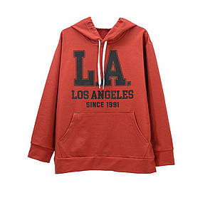 Худі підлітковий для дівчинки з принтом двунитка