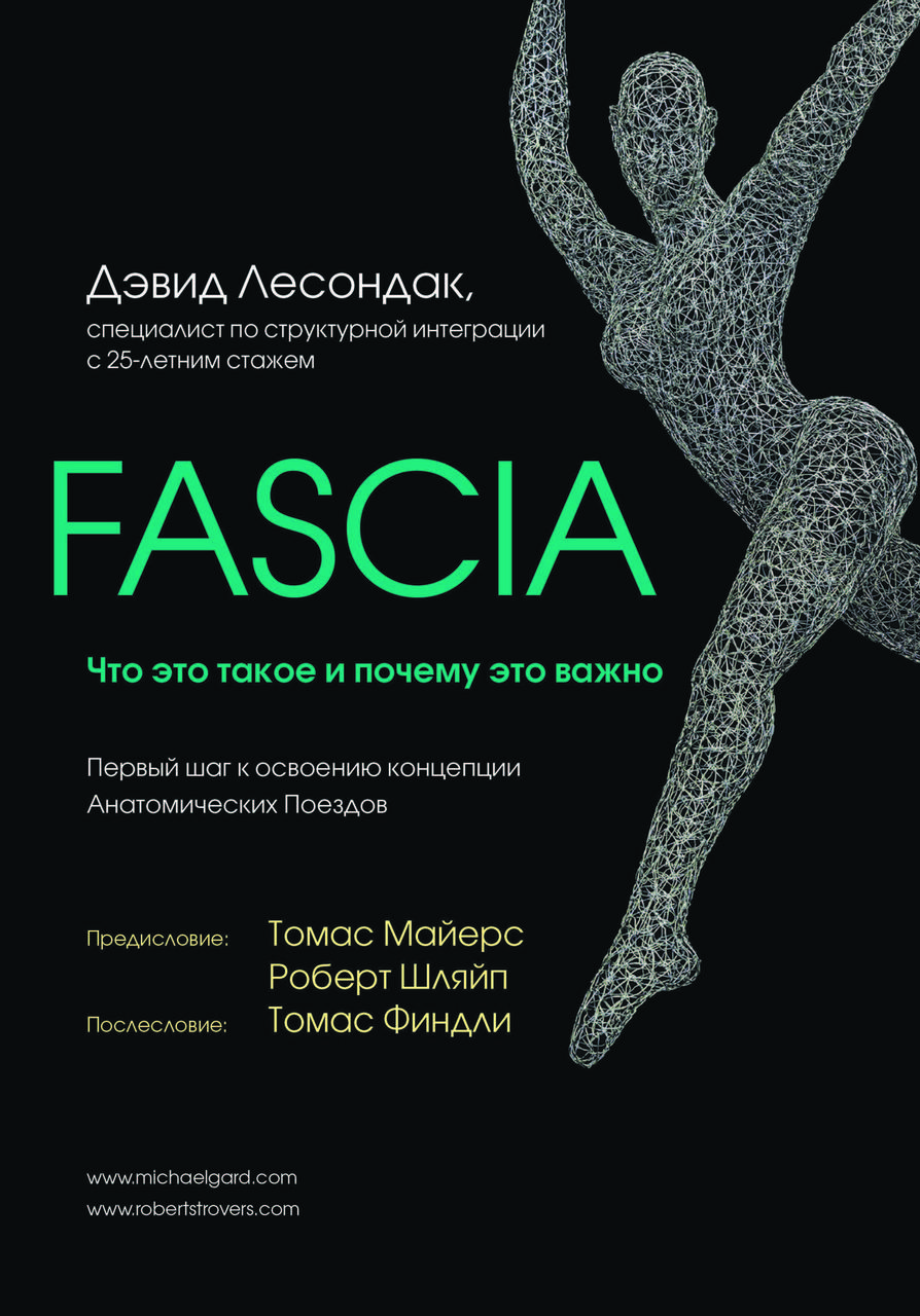 Книга "Fascia. Що це таке і чому це важливо" Девід Лесондак (збільшений формат)