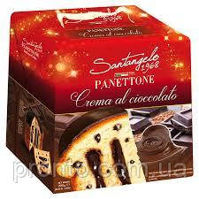 Панеттоне з шоколадною начинкою Panettone Santangelo alla crema di cioccolato 908 г