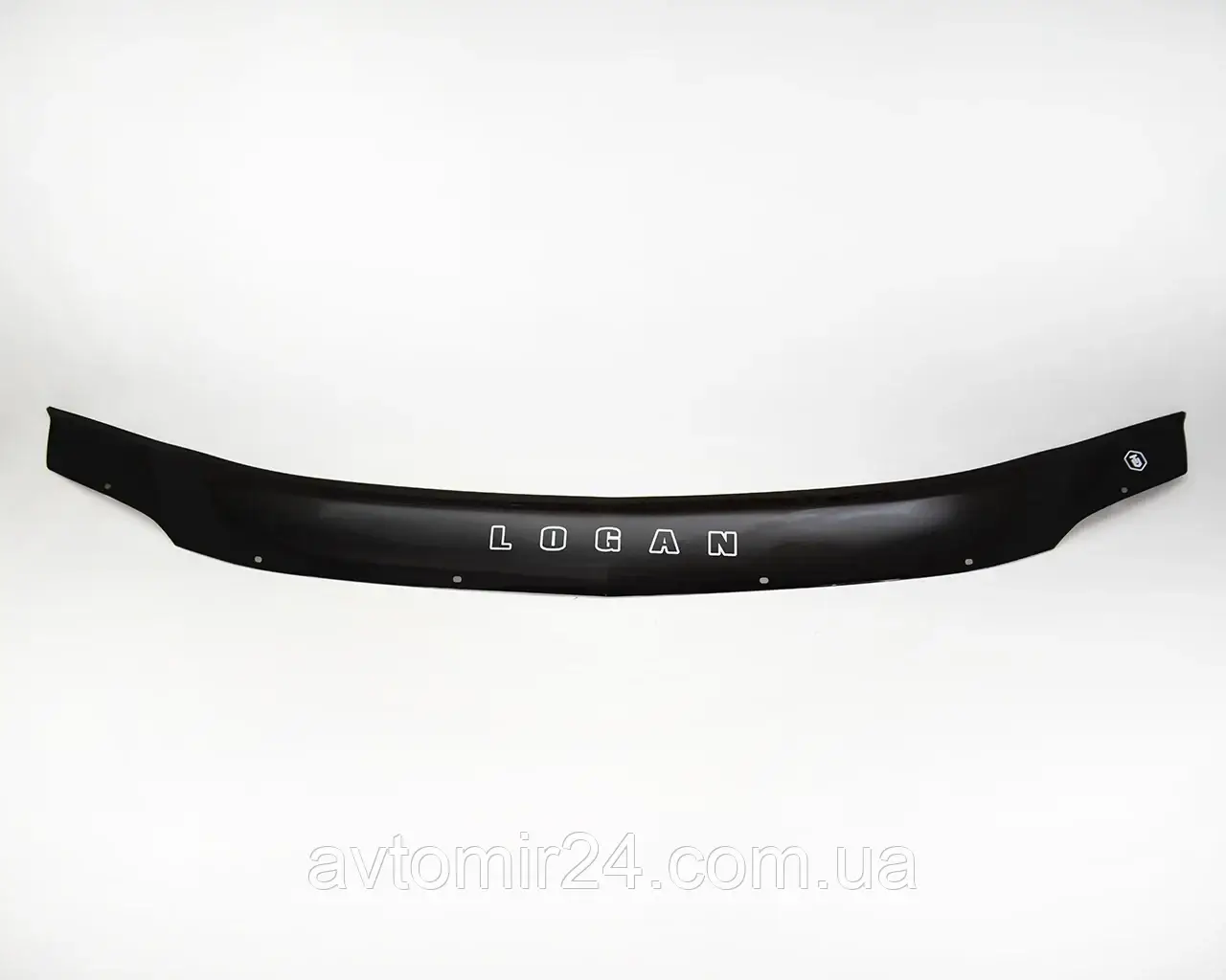 Дефлектор капота Renault Logan 2004-2013 Мухобійка Рено Логан