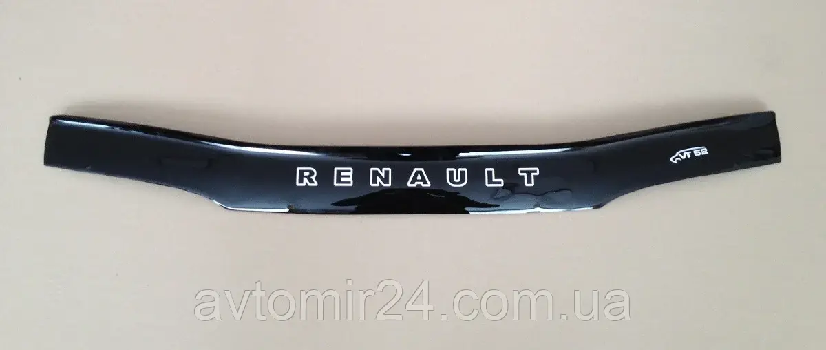 Дефлектор капота Renault 19 II Europa (B/C53) 1992-1999 Мухобійка Рено 19