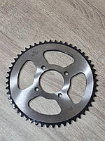 Звезда задняя 52 зуба 428-й шаг на китайские мотоциклы. Посадочное место 58 мм