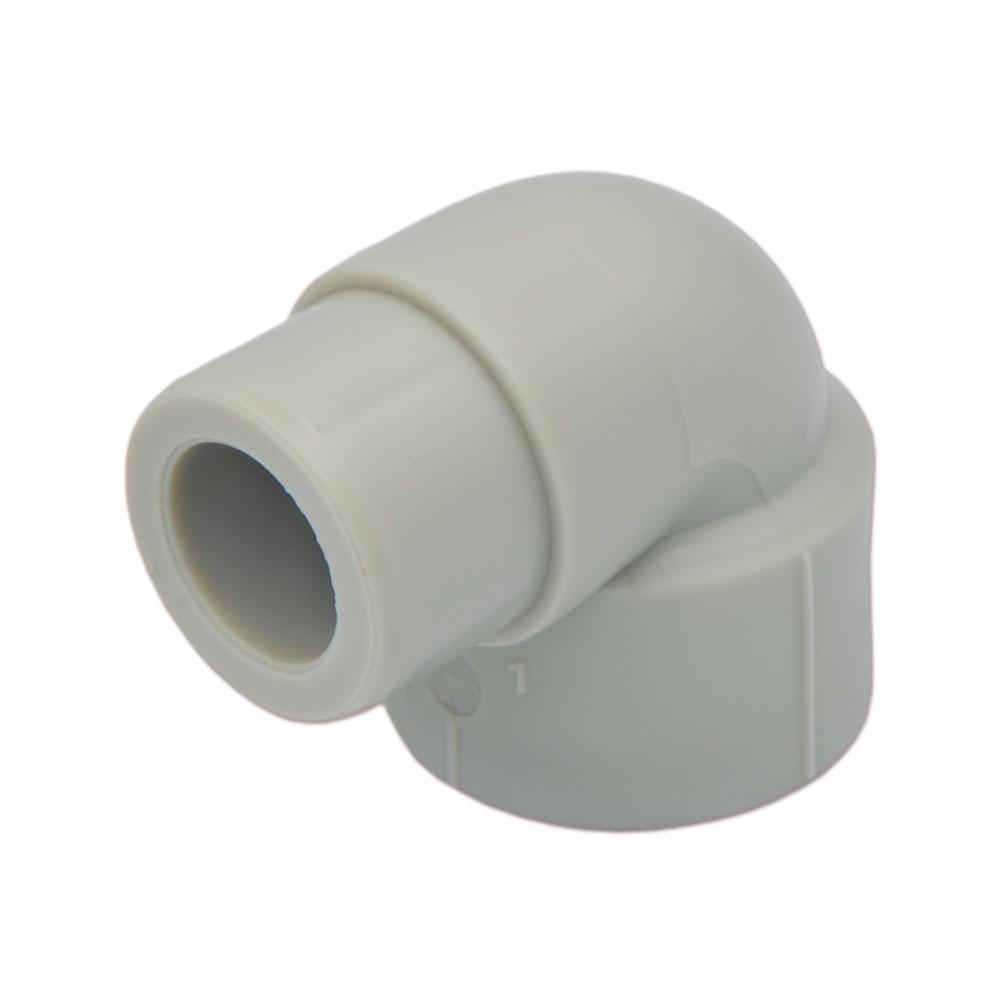 Кутник для поліпропіленової труби Hi-Therm D 25x90° Внутрішній-зовнішній (Італія) 130393, фото 1