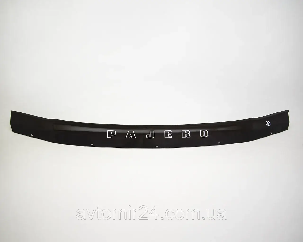 Дефлектор капота Mitsubishi Pajero 3 1998-2006 Мухобійка Мітсубісі Паджеро 3