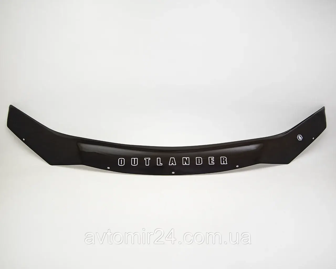 Дефлектор капота Mitsubishi Outlander 2009-2012 Мухобійка Мітсубісі Оутлендер