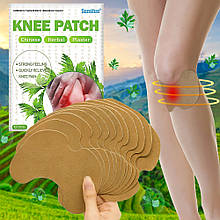 Зігріваючий пластир для зняття болю в коліні з екстрактом полину 12 шт Knee Patch патч (205)