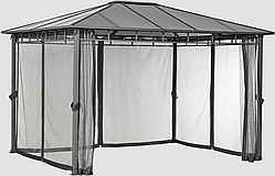 Садовий павільйон із твердим дахом 300 x 360 x 260 см