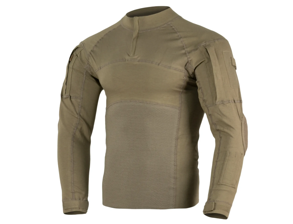 Тактичний чоловічий убакс ESDY Tactical Frog Shirt/ Армійська бойова сорочка убакс/ Військова чоловіча кофта Койот, фото 1
