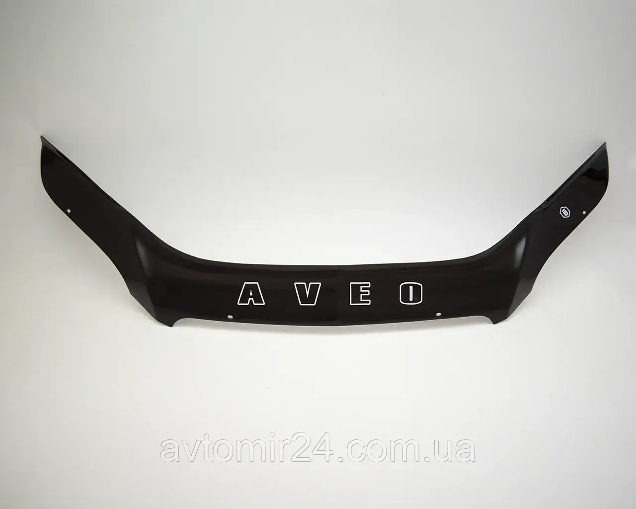 Дефлектор капота Chevrolet Aveo 2008-2011 hatchback Мухобійка Шевроле Авео хетчбек