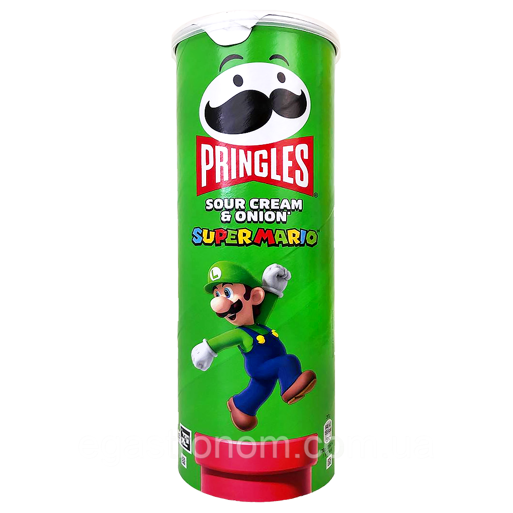 Чипси cметана та цибуля Прінглс Pringles sour cream&onion 165g 19шт/ящ (Код: 00-00005348), фото 1